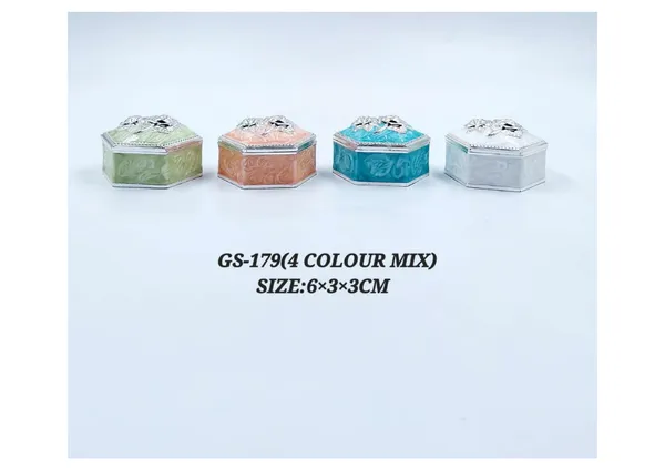 Metal_Decorative_Hexagonal_Storage_Box_Set_Multicolour