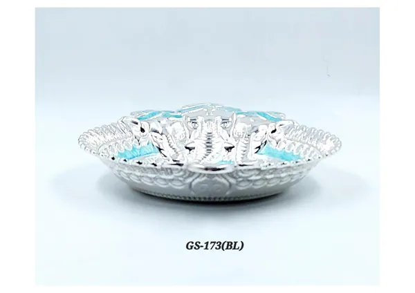 Metal_Festive_Ganesha_Pattern_Pooja_Thali_Metallic