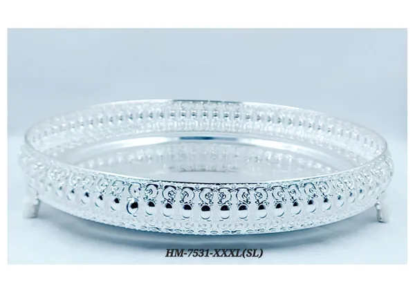Metal_Traditional_Floral_Embossed_Pooja_Thali