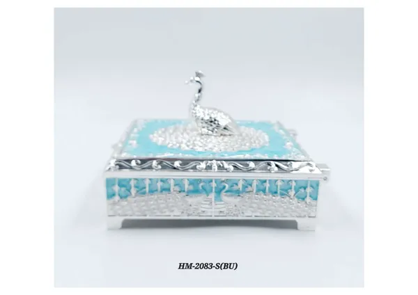 Metal_Ornate_Silver_Turquoise_Storage_Box