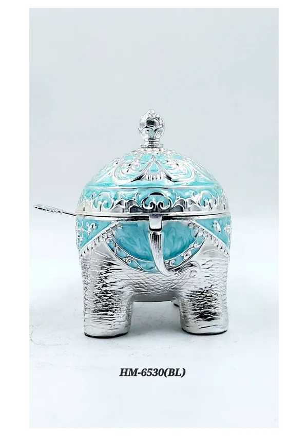 Metal_Elephant_Design_Decorative_Serving_Bowl_With_Spoon_Silver
