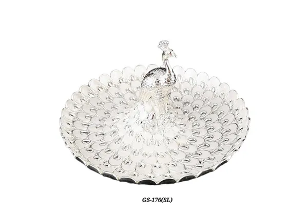 Metal_Decorative_Peacock_Feather_Decorative_Tray