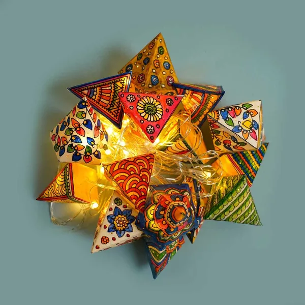 Origami_Handpainted_On_Leathet_Fairy_Ligjts_|_13_Cones_|_36_bulbs_|_5_Mtr