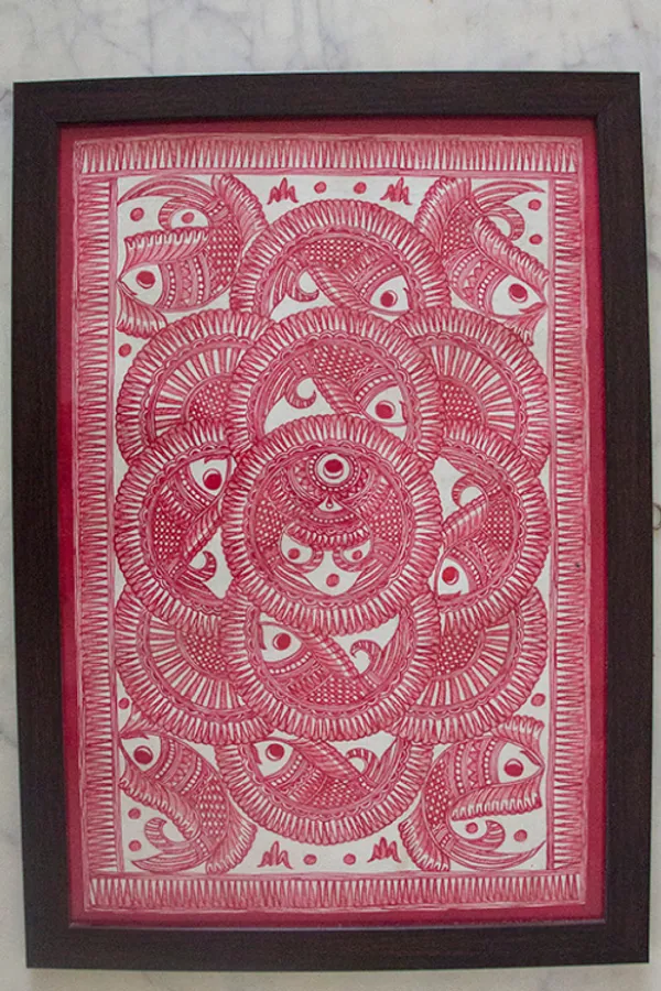 Fish_Maze'_Madhubani_Painting_Wall_Art