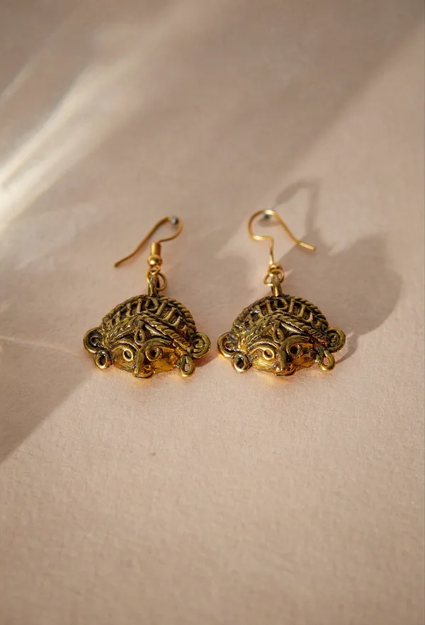 Dokra_Durga_Earrings