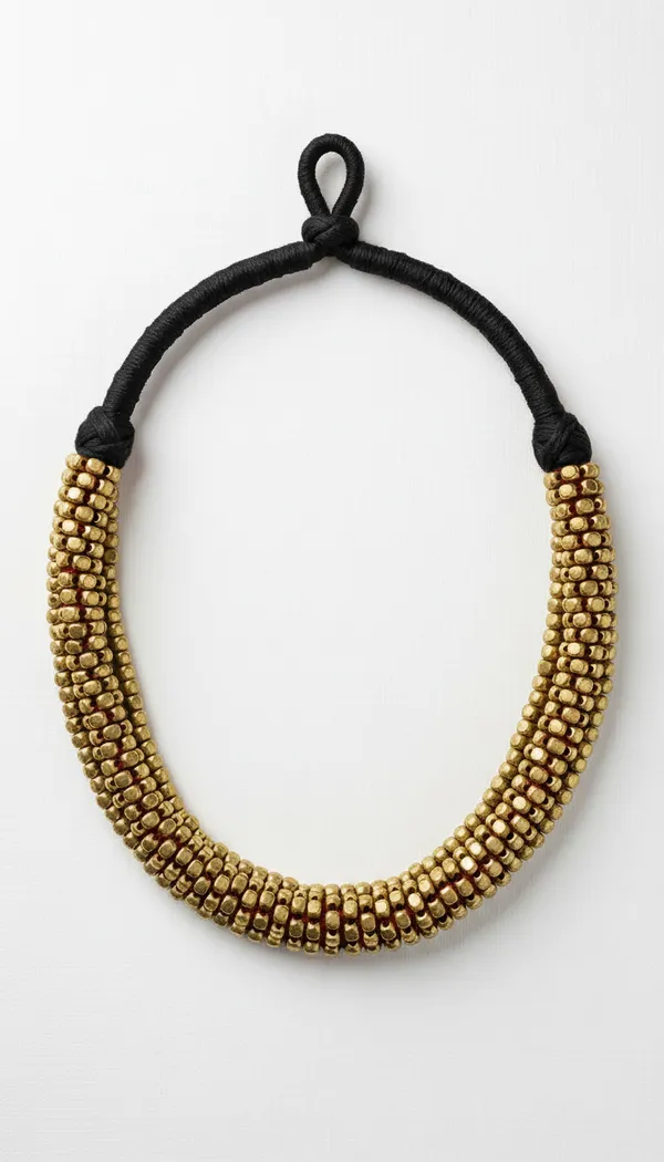 Arohi'_Dokra_Choker_Necklace
