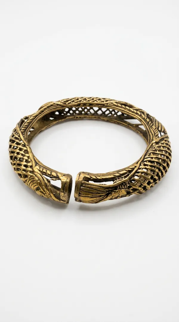Kosha'_Dokra_Mesh_Bangles_Set_of_2