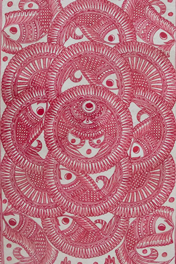 Fish_Maze'_Madhubani_Painting_Wall_Art