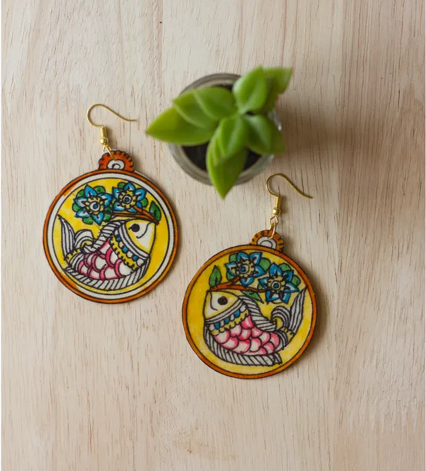 Fish_Bliss_Leather_Puppet_Ear_Rings