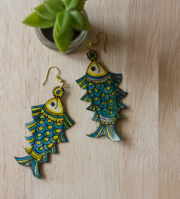 Fishes_Leather_Puppet_Ear_Rings