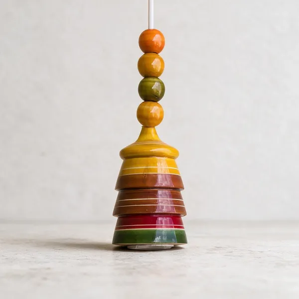 Channapatna_Wood_Multicolor_Handcrafted_Bulb_Holder_Cover