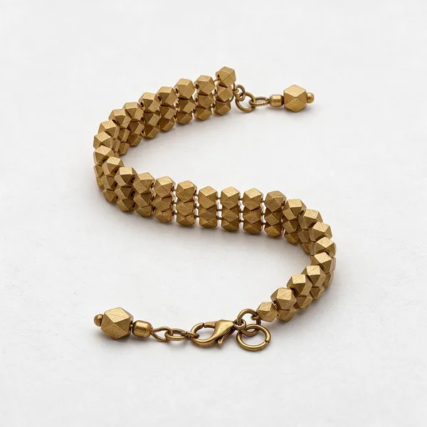 Metallic_Brass_Dokra_Handcrafted_Beaded_Bracelet_For_Women