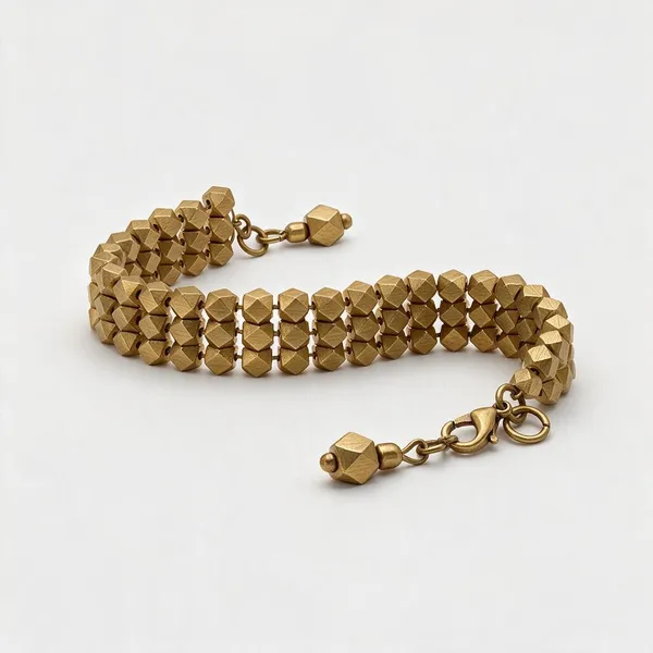 Metallic_Brass_Dokra_Handcrafted_Beaded_Bracelet_For_Women
