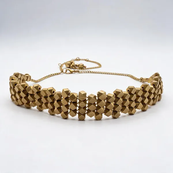 Metallic_Brass_Dokra_Beaded_Handcrafted_Choker_For_Women