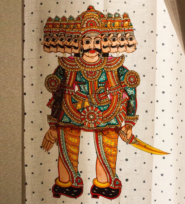 Raavan_Traditional_Leather_Puppet_Wall_Hanging