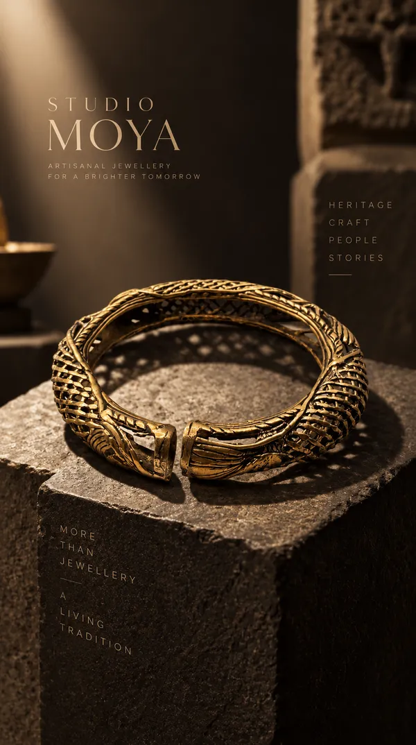 Kosha'_Dokra_Mesh_Bangles_Set_of_2