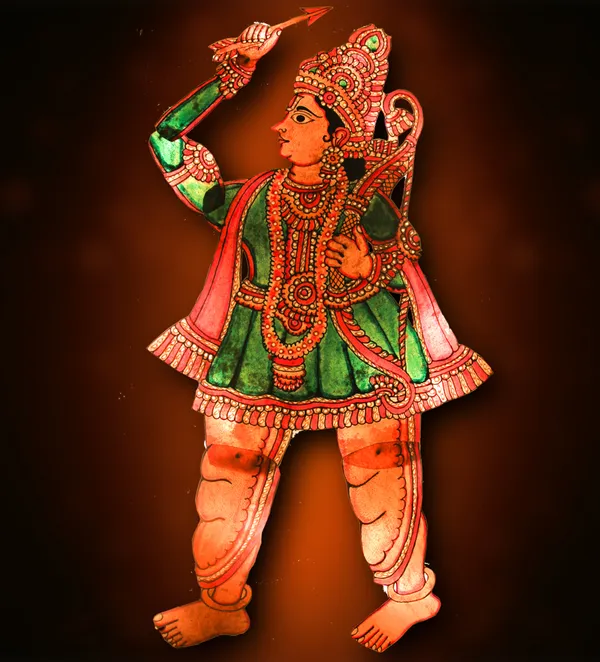 Laxman_Traditional_Leather_Puppet_Wall_Hanging