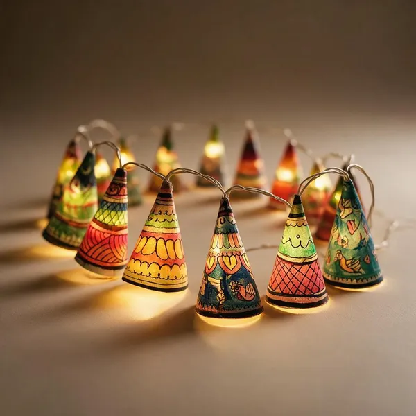 Parchment_Leather_Ethnic_Conical_LED_Fairy_Lights_30_Cones_5_Mtr
