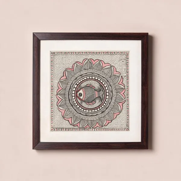 Handmade_Paper_Traditional_Fish_Madhubani_Wall_Art