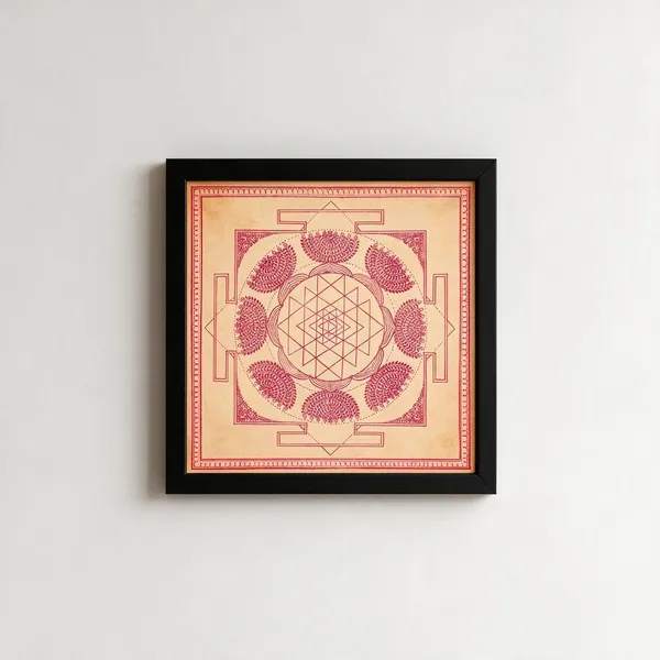 Handmade_Paper_Pattachitra_Shree_Yantra_Wall_Art