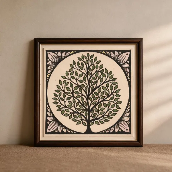Handmade_Paper_Pattachitra_Tree_Of_Life_Neem_Wall_Art