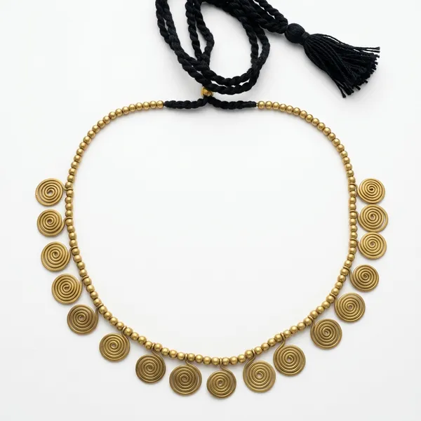 Spiral'_Dokra_Necklace
