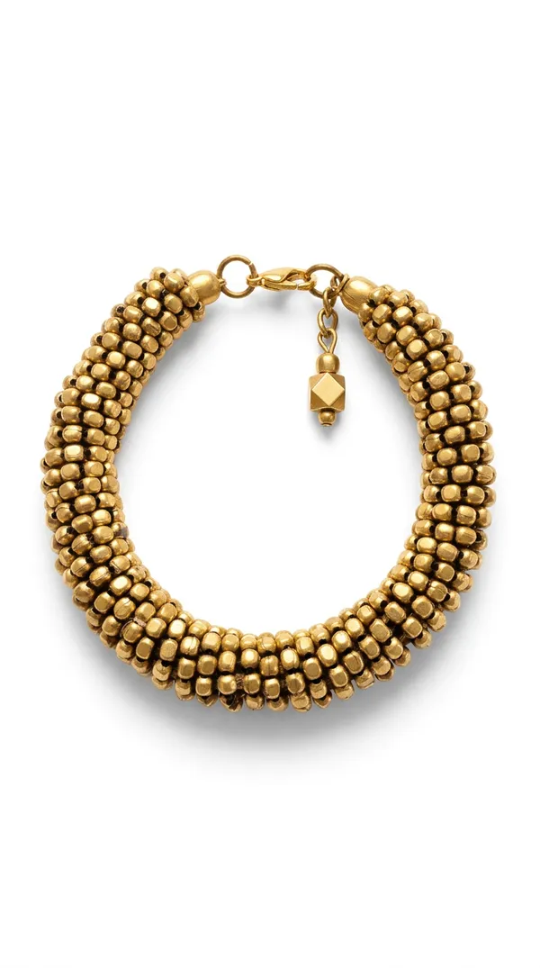 'Arohi'_Dokra_Bead_Cuff