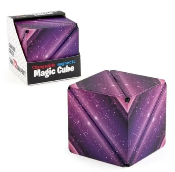 Purple_Magnetic_Magic_Cube_Puzzle
