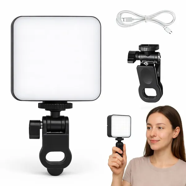 USB_LED_Video_Light_Panel_With_Mount
