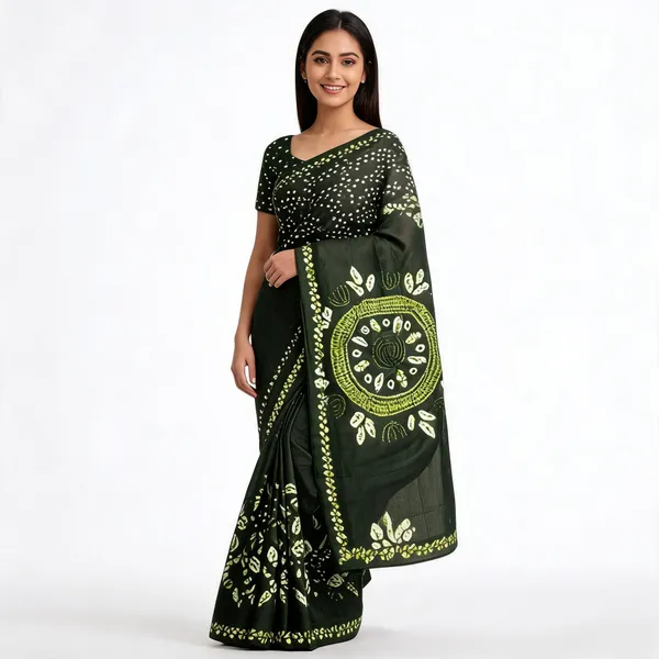 Black_Printed_Saree_For_Women