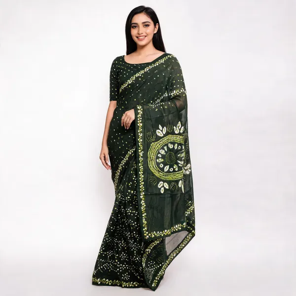 Black_Printed_Saree_For_Women