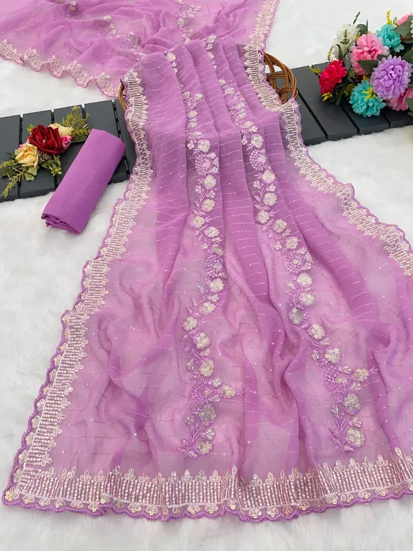 Purple_Simmer_Siffon_Embroidered_Saree_For_Women