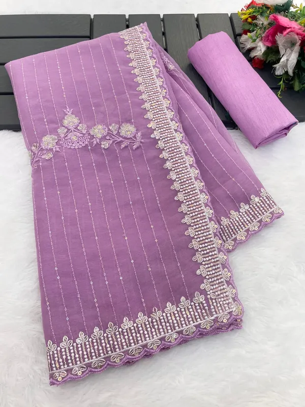 Purple_Simmer_Siffon_Embroidered_Saree_For_Women