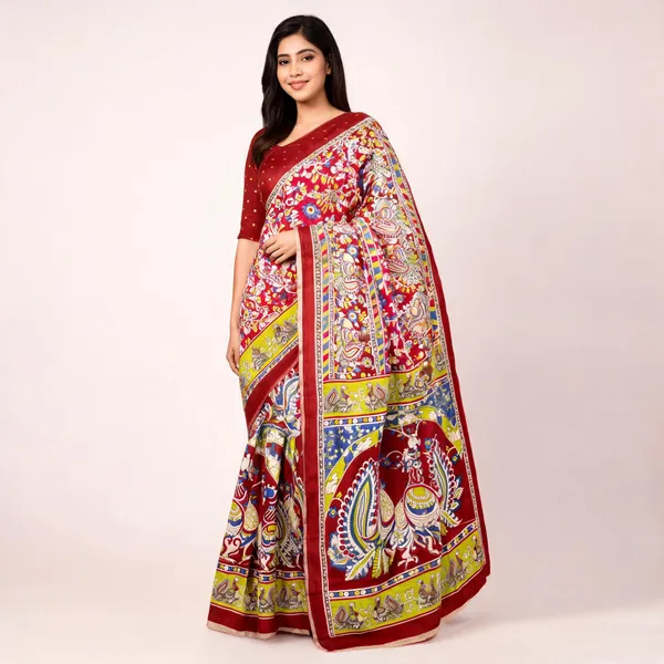 Multicolor_Printed_Saree_For_Women