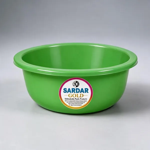 Green_Plastic_Utility_Tub_For_Household_Use