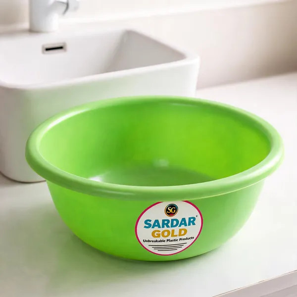Green_Plastic_Utility_Tub_For_Household_Use