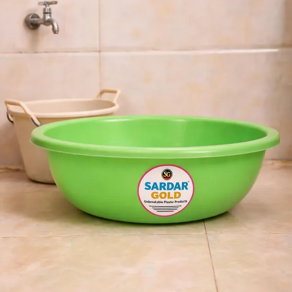 Green_Plastic_Utility_Tub_For_Household_Use