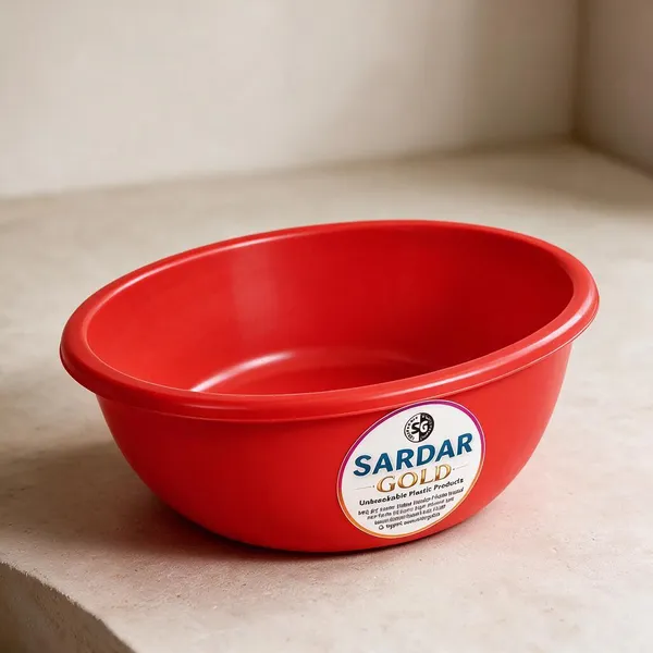 Red_Plastic_Utility_Tub_For_Household_Use