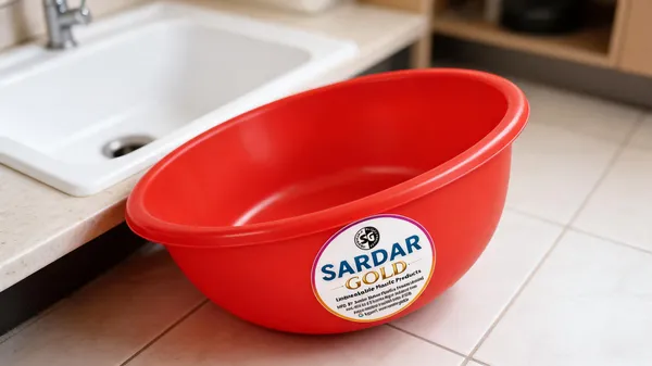 Red_Plastic_Utility_Tub_For_Household_Use