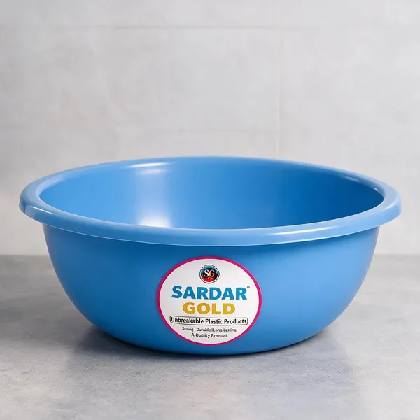 Blue_Plastic_Utility_Tub_For_Bathroom_&_Household_Use
