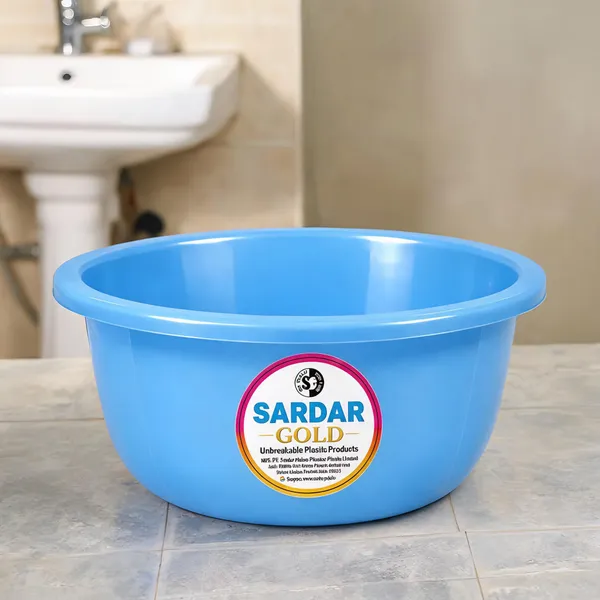 Blue_Plastic_Utility_Tub_For_Household_Use