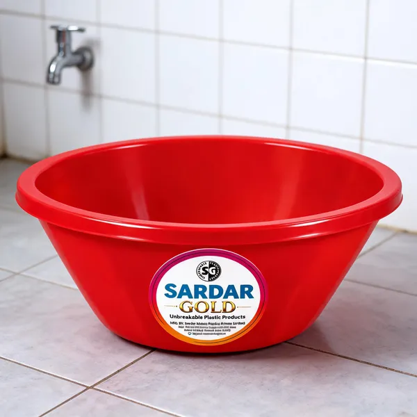 Red_Plastic_Utility_Tub_For_Household_Use