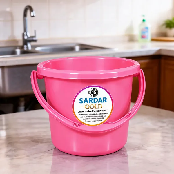 Pink_Plastic_Utility_Bucket_For_Household_Use