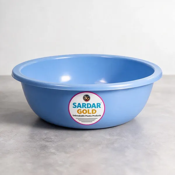 Blue_Plastic_Utility_Tub_For_Household_Use
