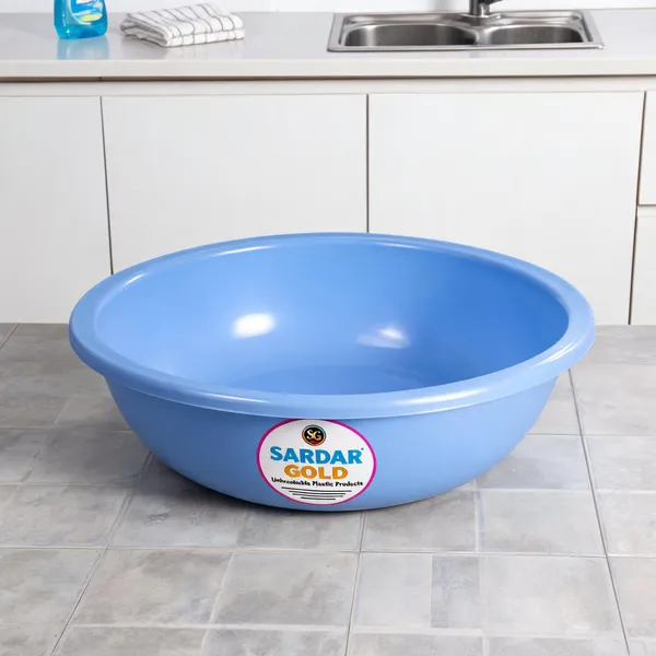 Blue_Plastic_Utility_Tub_For_Household_Use