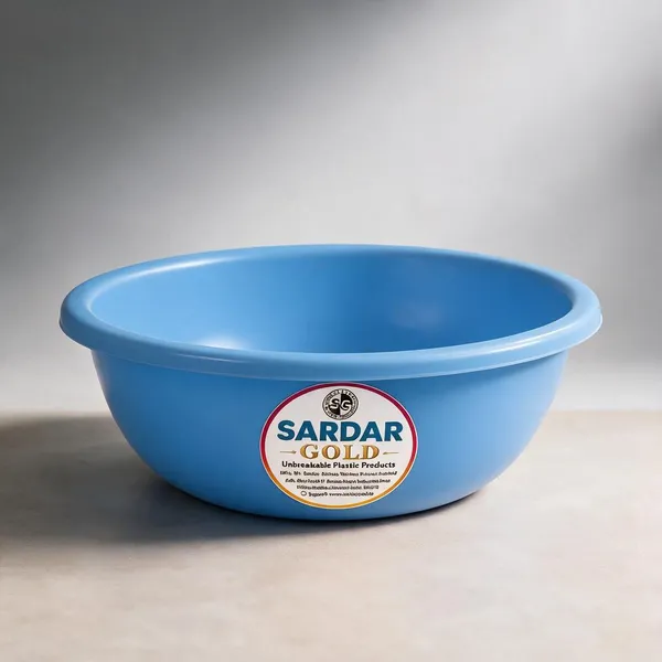 Blue_Plastic_Utility_Tub_For_Bathroom_&_Household_Use