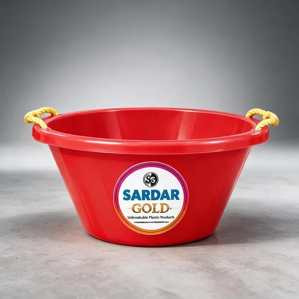 Red_Plastic_Animal_Feed_Tub_For_Animal_Feeding