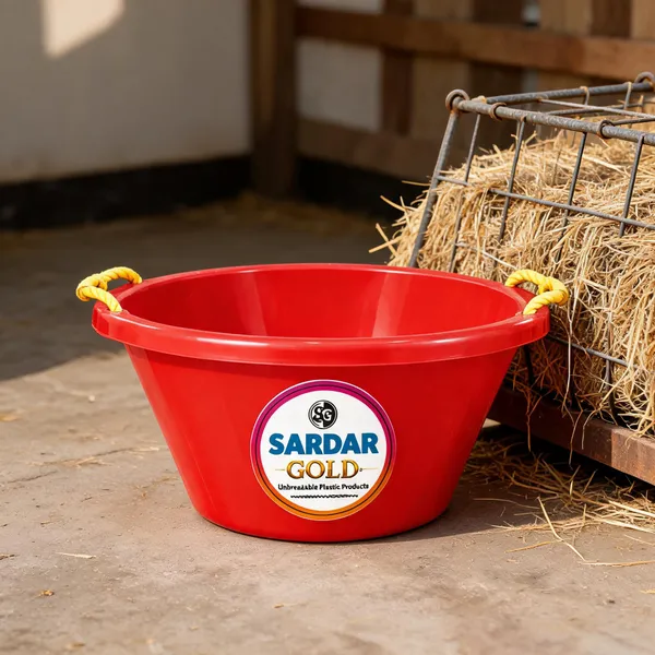 Red_Plastic_Animal_Feed_Tub_For_Animal_Feeding