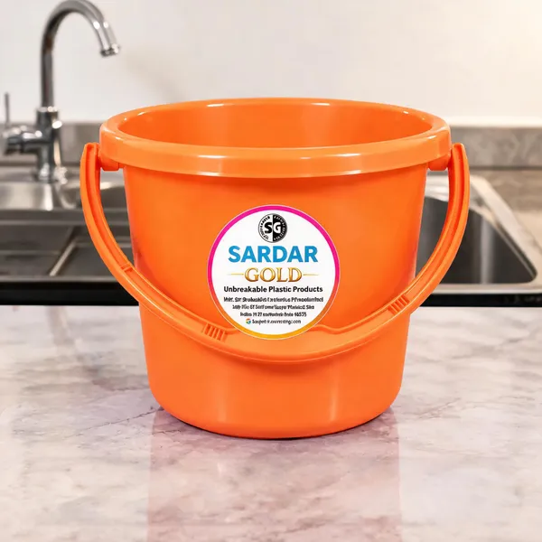 Orange_Plastic_Household_Bucket_For_Household_Use