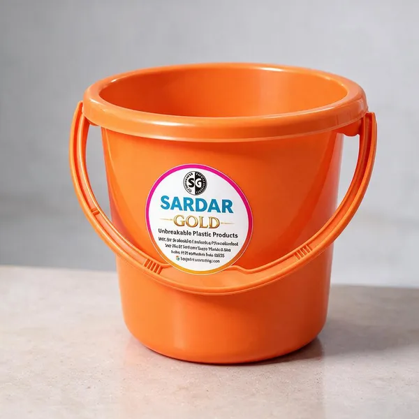 Orange_Plastic_Household_Bucket_For_Household_Use